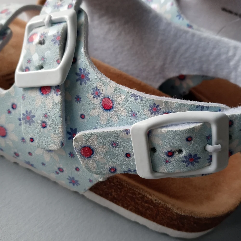 Sandals Toddler 9/10 Floral Adjustable Straps Comfortable And Fresh Casual